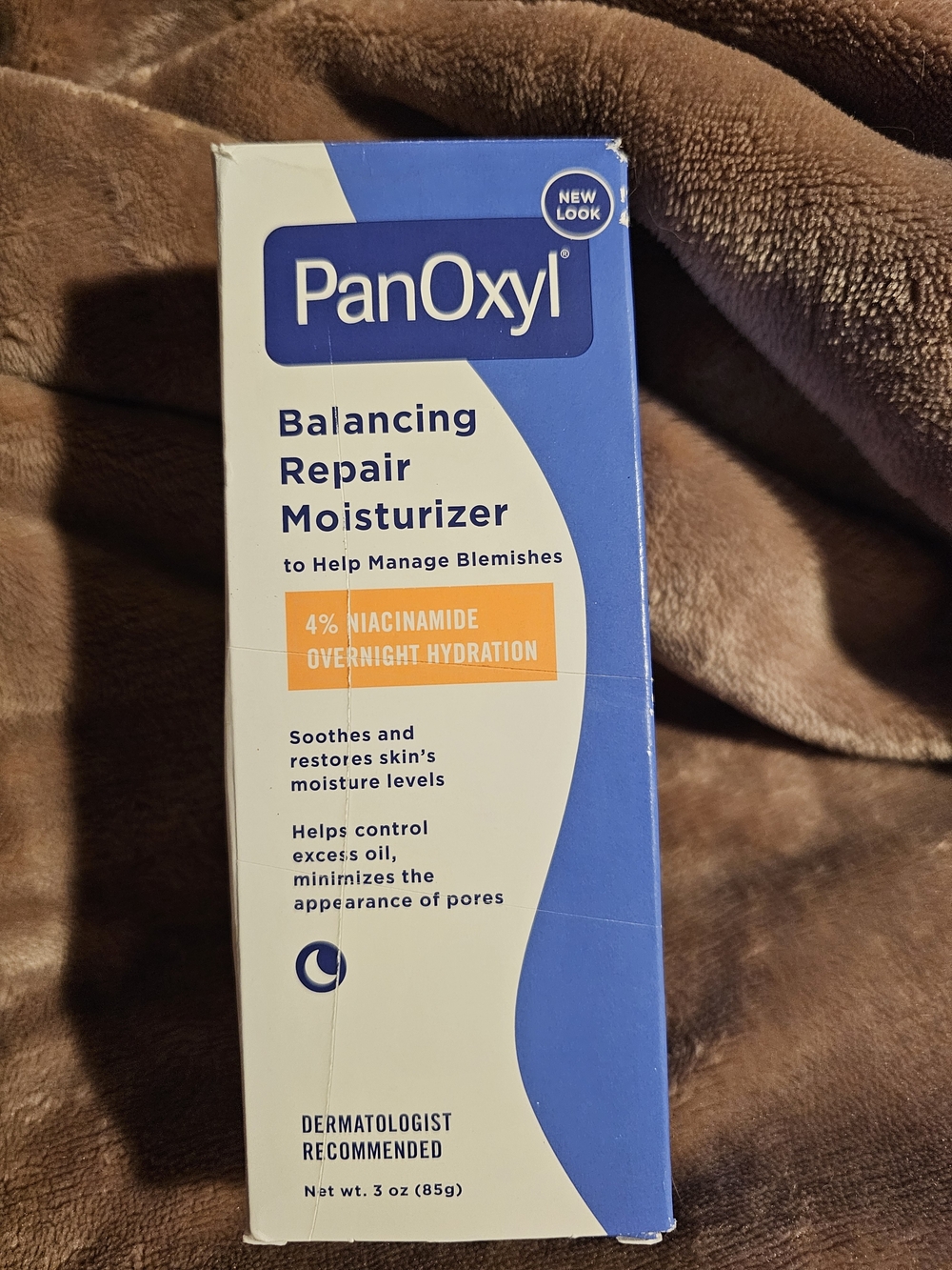 PanOxyl Balancing Repair Moisturizer 4% Niacinamide Overnight Hydration